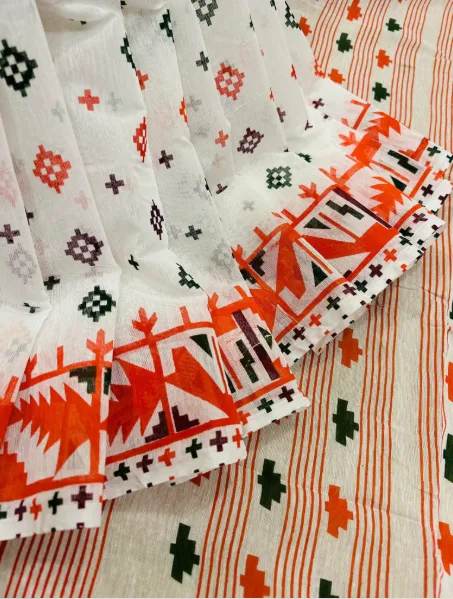 Skin print saree