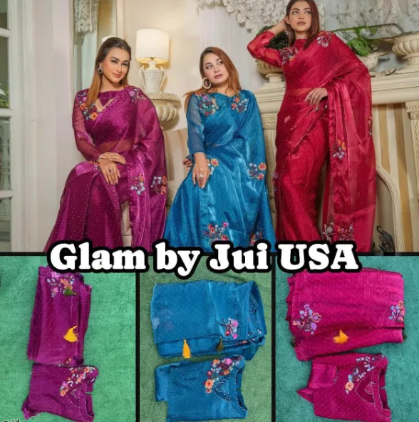 Pre-Stitched Saree with Blouse