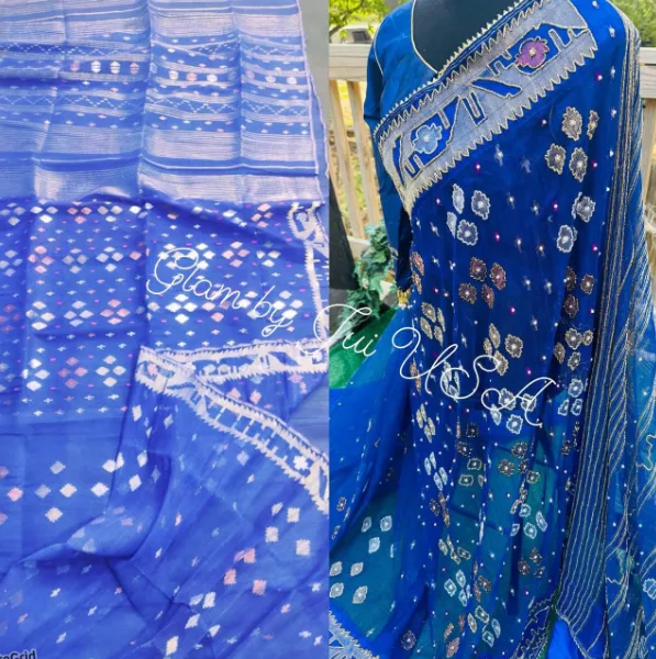 Pre-Stitched Saree & Blouse