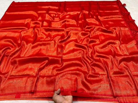 KanjiVaram Saree Red