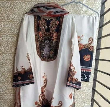 Digital Print Three Piece