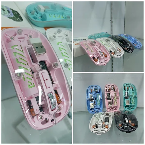 Clear Crystal Lighting Mouse