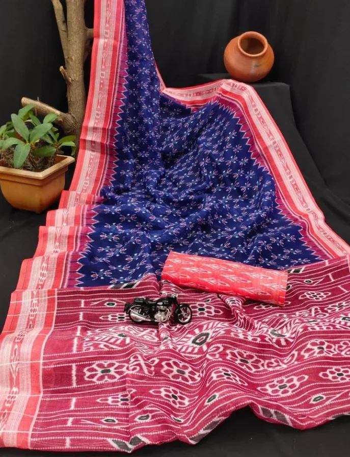 Ikkat Sharee (Linen)