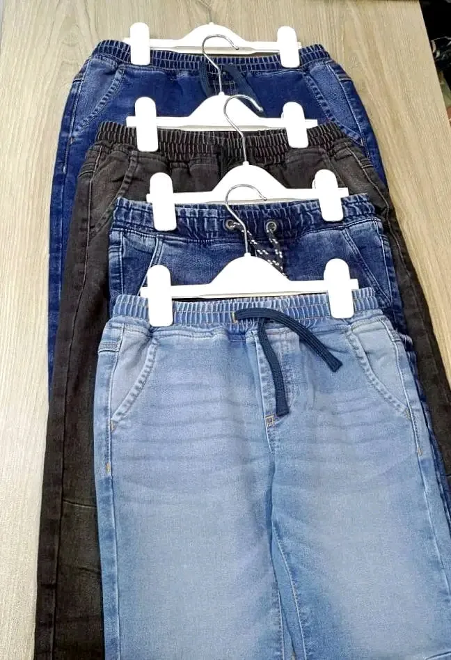 Denim joggers