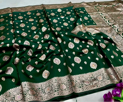 Tussar Silk saree With Unstitched Blouse