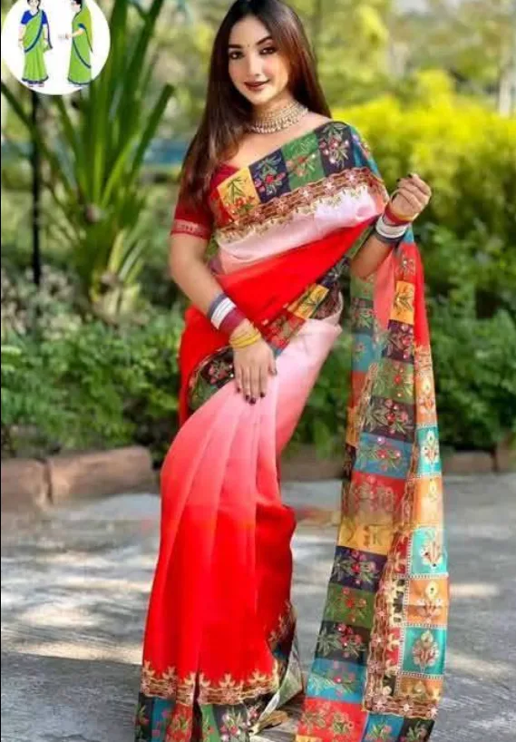 Chanduri silk saree