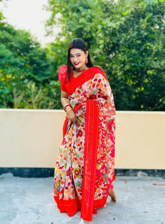 Chanduri silk saree