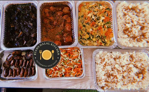 Taste our dishes from Ryans Halal kitchen