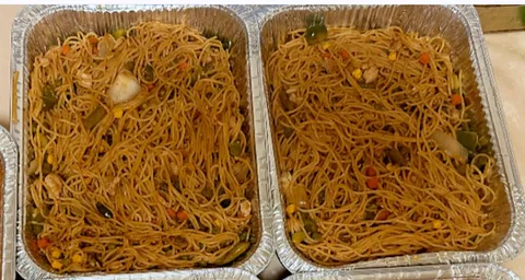 My special Chowmein two half tray
