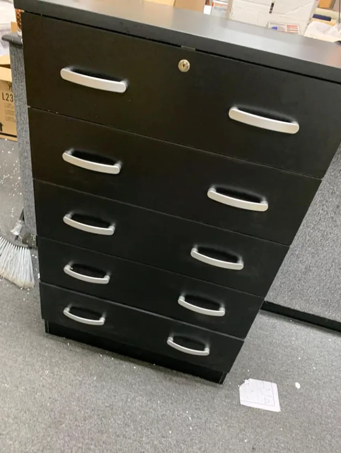5 Drawer Chest Wooden Dresser  for sale