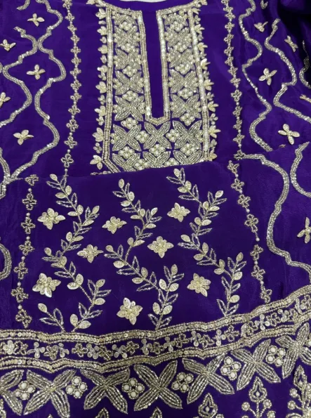 Indian embroidered Kurti set