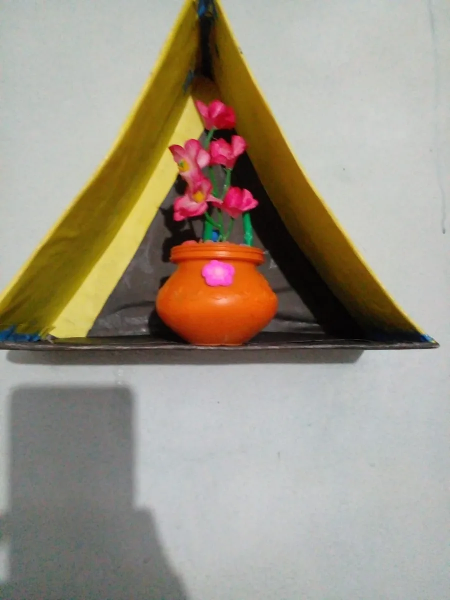 Flower Vase Wall Hanging for Home Decor