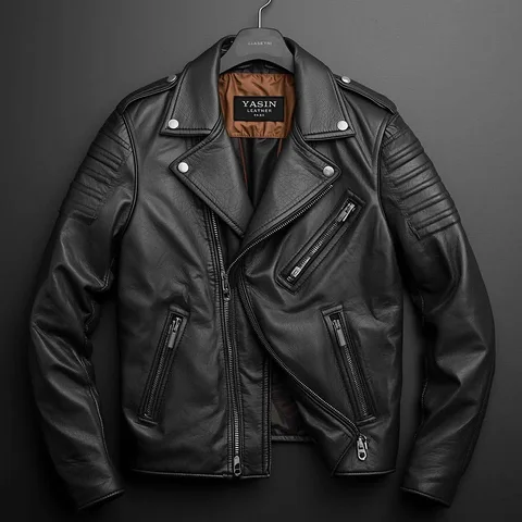 Genuine Leather Biker Jacket