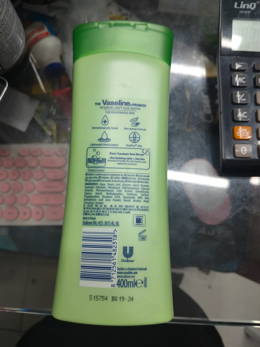 The vasline promise aloe
