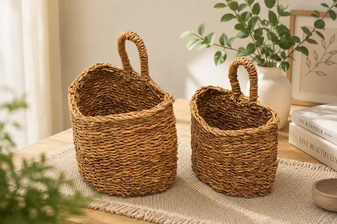 Wall Hanging Basket-(2 pcs)