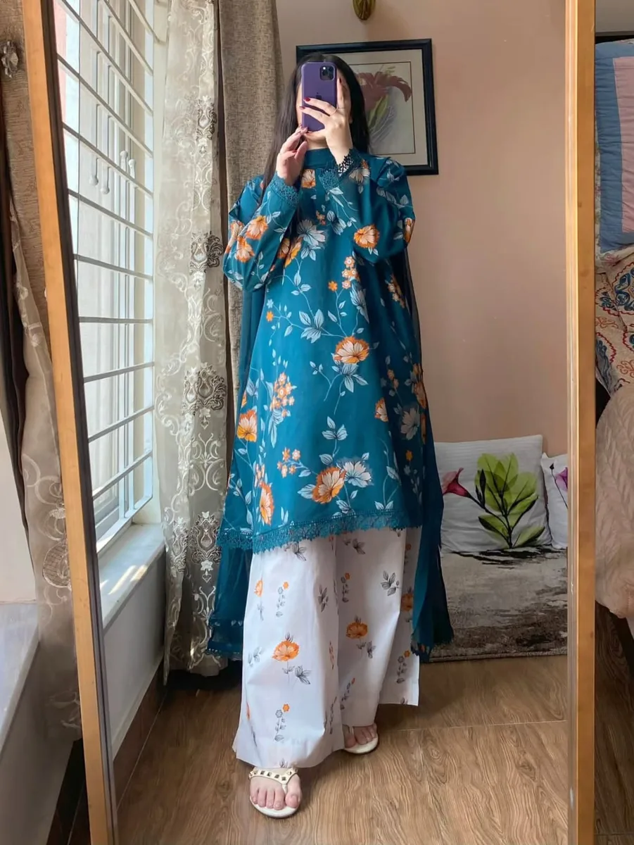 Pakistani inspire Three piece 🌸
