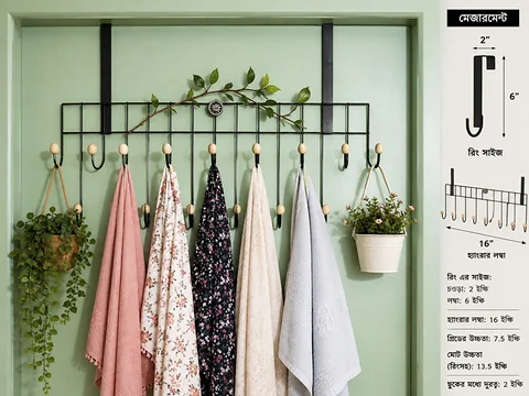 Wall Mounted Clothes Hanger