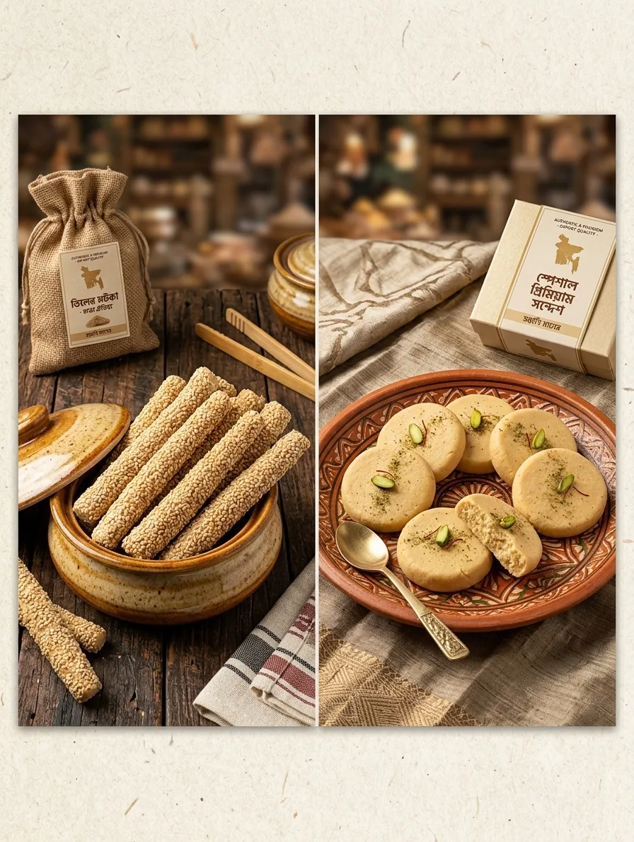 খাঁটি সন্দেশ ও তিলের মটকা