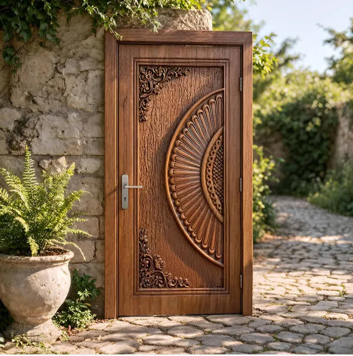 Teak Wooden Door