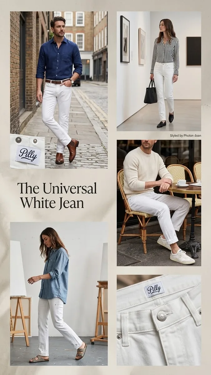 Mans White pant