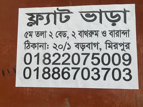 ফ্লাট ভাড়া