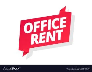 Commercial front view space rent