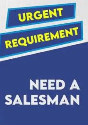 Salesman need