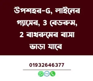 বাসা ভাড়া হবে