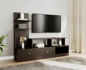 Wooden tv console
