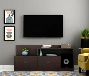 Wooden media console