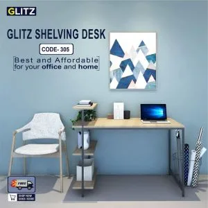Shelving desk