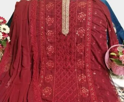 পার্টি ফোর পিস ড্রেস বিক্রি হবে