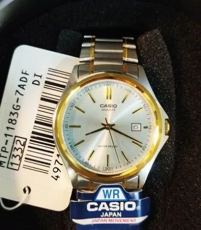 Two Tone Chain Watch For Men