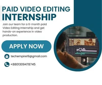 Paid Video Editing Internship