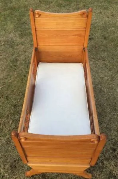 Beautiful hardwood crib