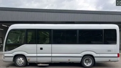 Toyota Coaster silver 2019