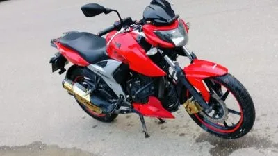 Tvs apache 4v double disk