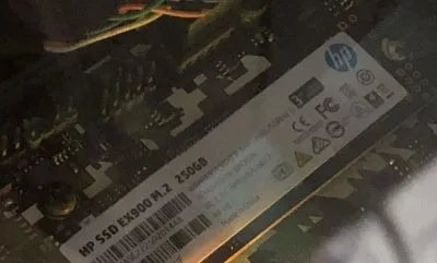 HP EX900 NvME M.2 internal SSD 250 GB