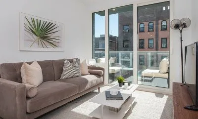 North-facing studio for rent