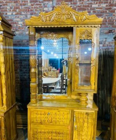 আকাশমনি কাঠের ড্রেসিং টেবিল