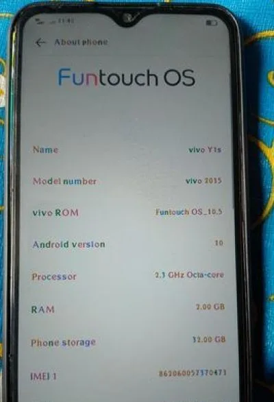 Vivo Y1s (Used)