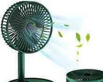 Rechargeable Electric Fan Mini Foldable Telescopic Low Noise