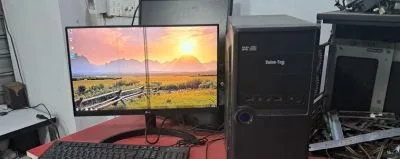 Full Pc With 22" Boarder Less Monitor
