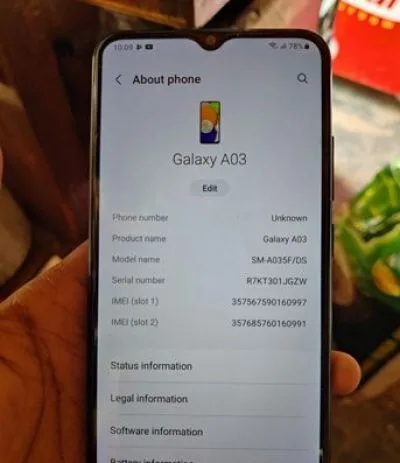 Samsung Galaxy A03 (Used)