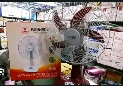 Rechargeable Fan AC/DC 16″
