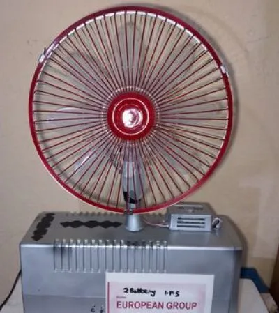 4 HOURS BACKUP DUAL BATTERY FAN