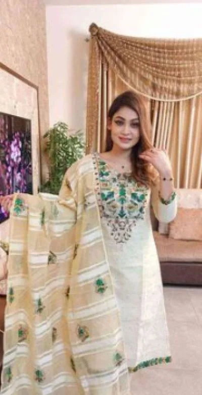 আফসান স্কিন প্রিন্ট করা ৩ পিস