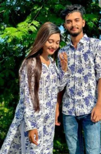 Sweet Couple Set Shirt and Two Piece