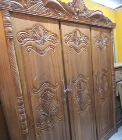 সেগুন কাঠের ওয়ারড্রব ও আলমিরা
