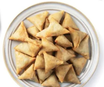 Mini singara and samosa